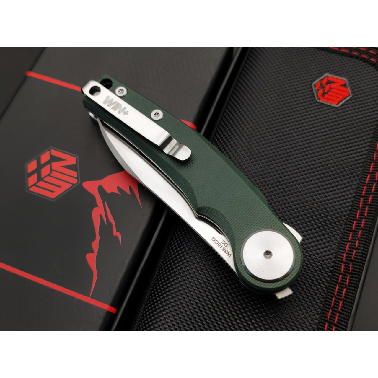 WIN+ by Dr.Tech складной нож Atoll W3618GG сталь D2, рукоять G10 green