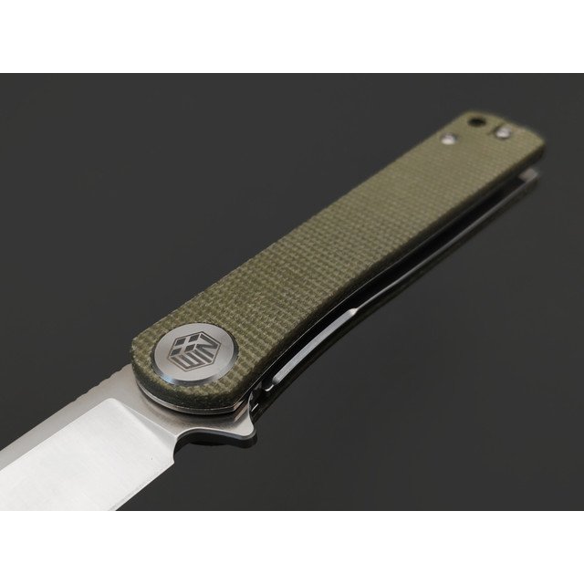 WIN+ by Dr.Tech складной нож Scout W3896MGR сталь D2, рукоять Micarta green