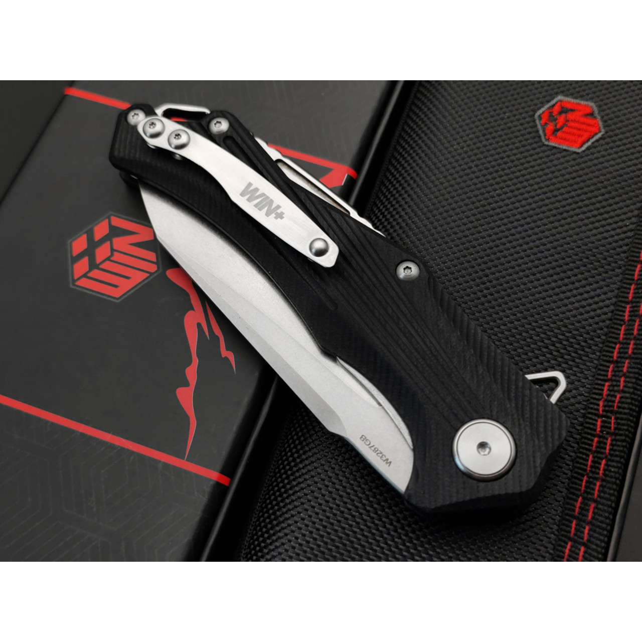 WIN+ by Dr.Tech складной нож W3287GB сталь D2, рукоять G10 black