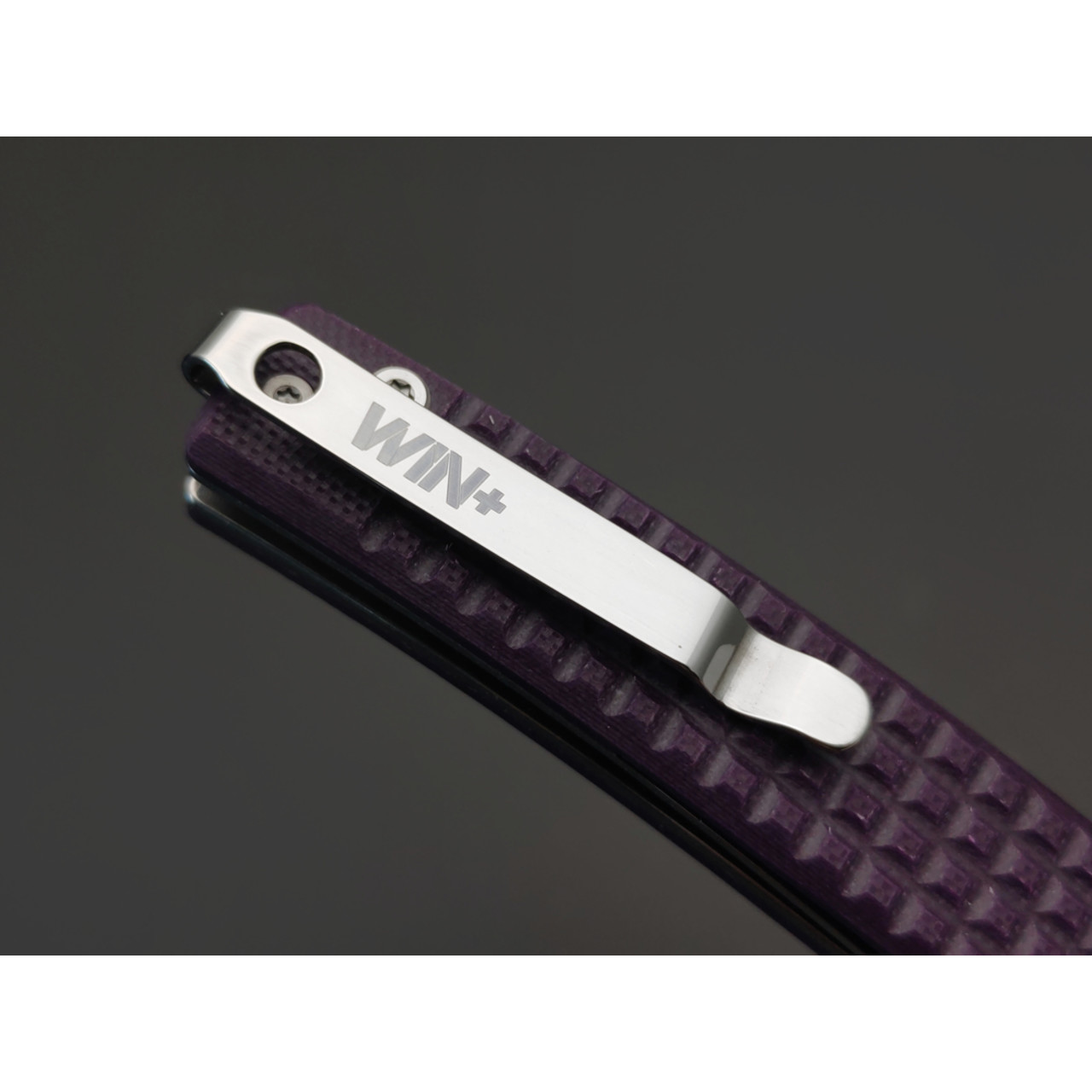 WIN+ by Dr.Tech складной нож Corvet W3613GP сталь D2, рукоять G10 фиолетовый