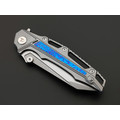 Dr.Tech складной нож Kiber D3385G сталь M390, рукоять Titanium TC4 gray, zirconium alloy Damascus Dr.Tech складной нож Kiber D3385G сталь M390, рукоять Titanium TC4 gray, zirconium alloy Damascus