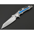 Dr.Tech складной нож Kiber D3385G сталь M390, рукоять Titanium TC4 gray, zirconium alloy Damascus Dr.Tech складной нож Kiber D3385G сталь M390, рукоять Titanium TC4 gray, zirconium alloy Damascus