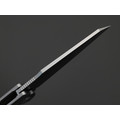 Dr.Tech складной нож Arcanum D3403G сталь M390, рукоять Titanium TC4 gray, zirconium alloy Damascus
