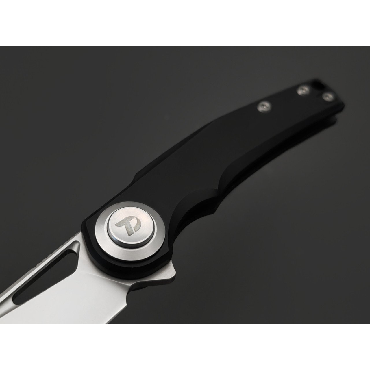 Dr.Tech складной нож Ondin Pro D4130B сталь M390, рукоять Titanium TC4 black