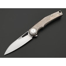 Dr.Tech складной нож Ondin Pro D4130BR сталь M390, рукоять Titanium TC4 bronze