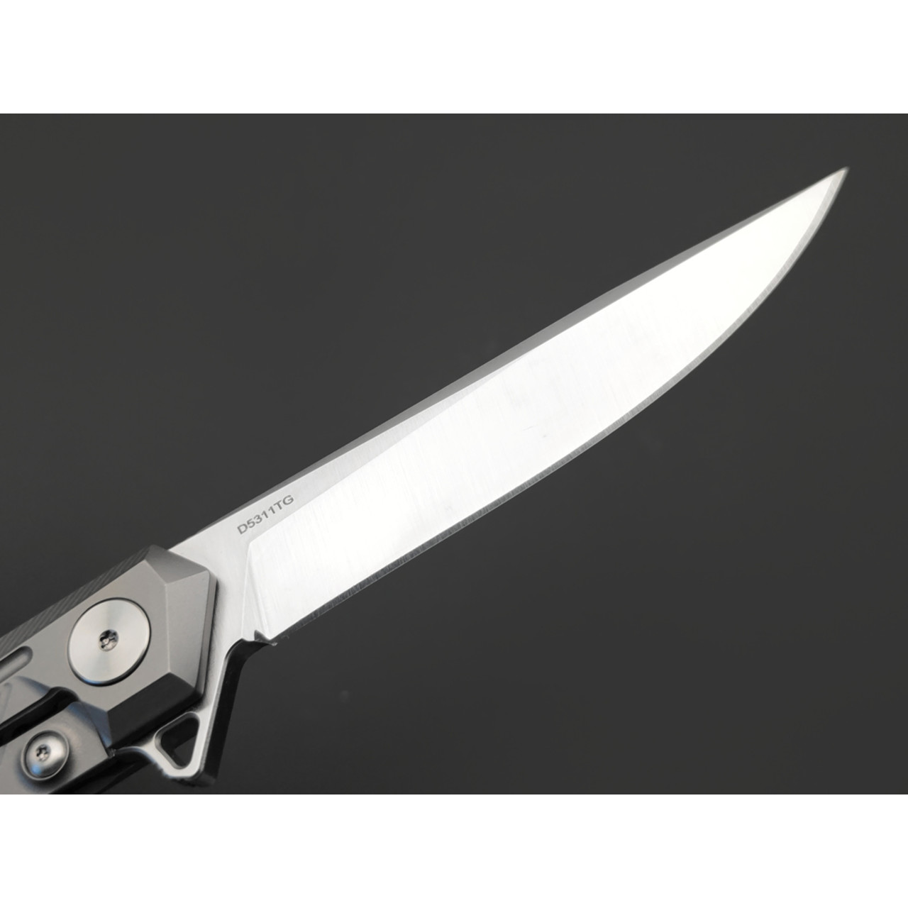 Dr.Tech складной нож Stormway D5311TG сталь CPM S35VN, рукоять Titanium TC4 gray