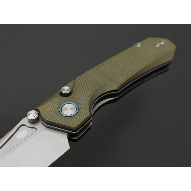 Camarade складной нож Рино 2.0 сталь D2, рукоять G10 олива