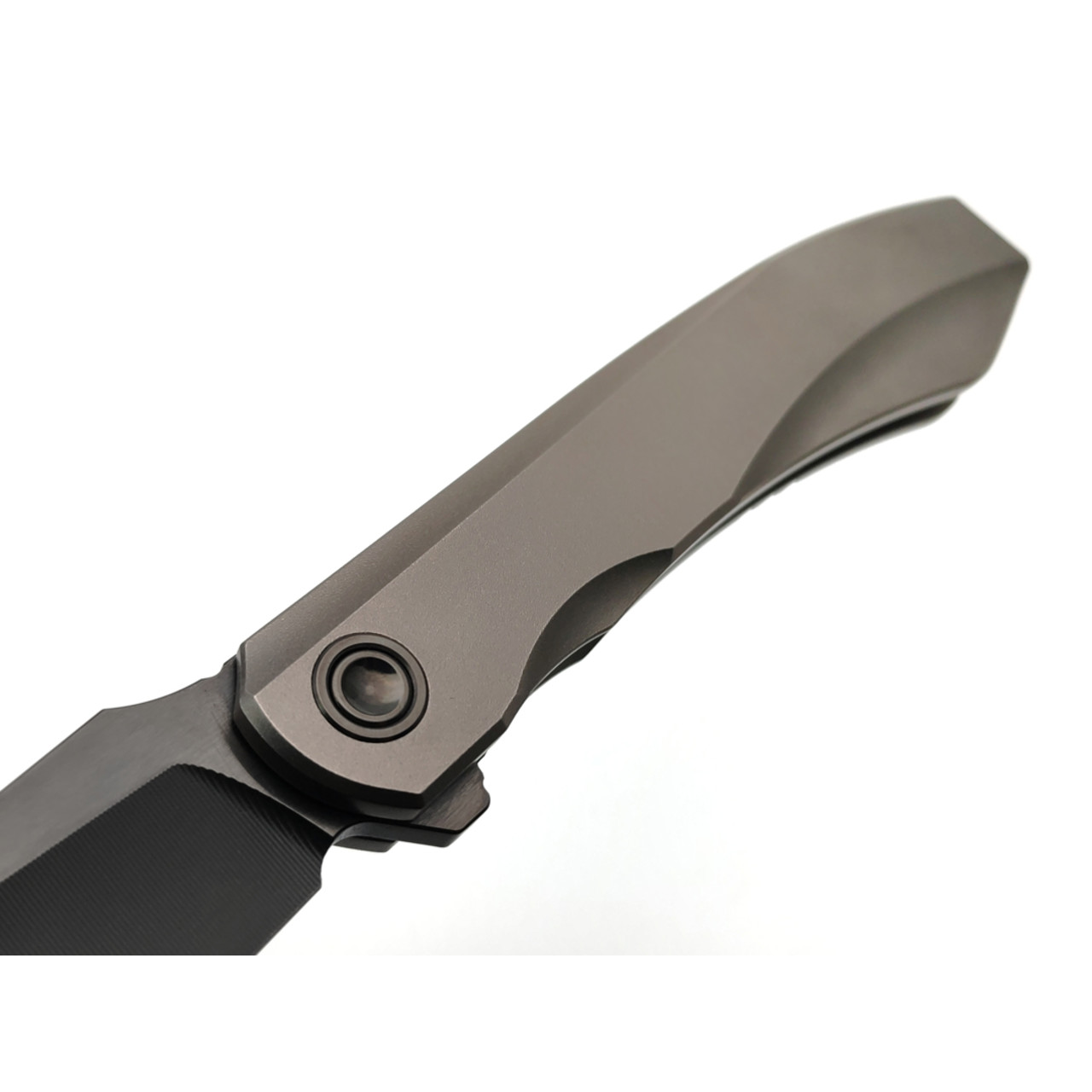 TuoTown складной нож Specter TST-MSD сталь M390 DLC, рукоять рукоять Titanium TC4, Crystal Ti gold