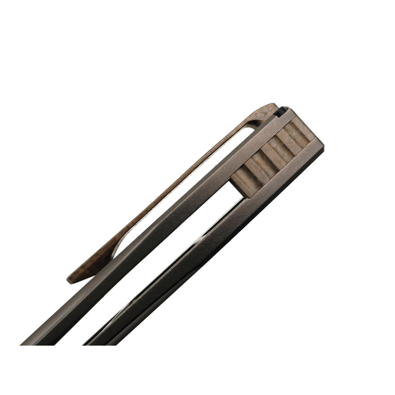 TuoTown складной нож Specter TST-MSD сталь M390 DLC, рукоять рукоять Titanium TC4, Crystal Ti gold