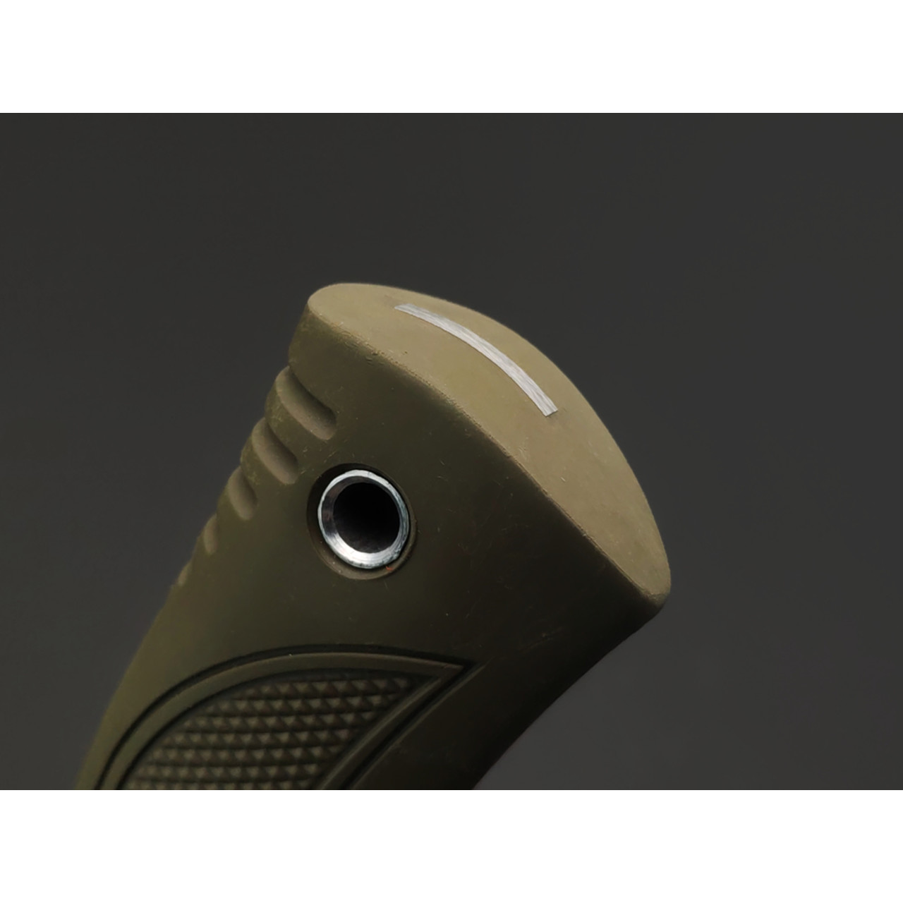 Золотое Сечение нож Победа сталь Aus-10Co satin, спуски конвекс, рукоять Эластрон olive