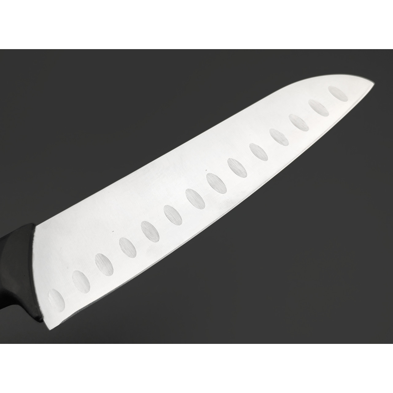 QXF нож Santoku R-4357 сталь 40Cr14, рукоять ABS
