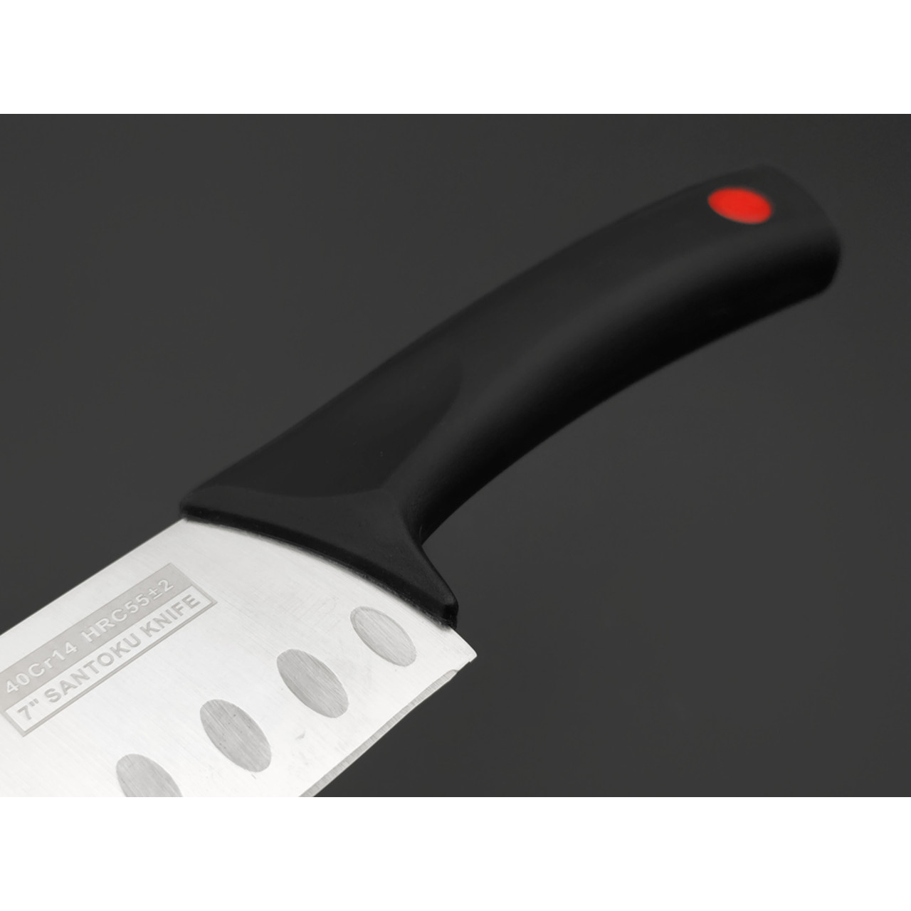 QXF нож Santoku R-4357 сталь 40Cr14, рукоять ABS