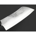 Товарищество Завьялова Кухонная тяпка для мяса №1 сталь N690, рукоять G10 black, латунь Товарищество Завьялова Кухонная тяпка для мяса №1 сталь N690, рукоять G10 black, латунь