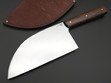 Товарищество Завьялова нож Сербский Шеф сталь 95Х18 полировка, рукоять Венге, латунь