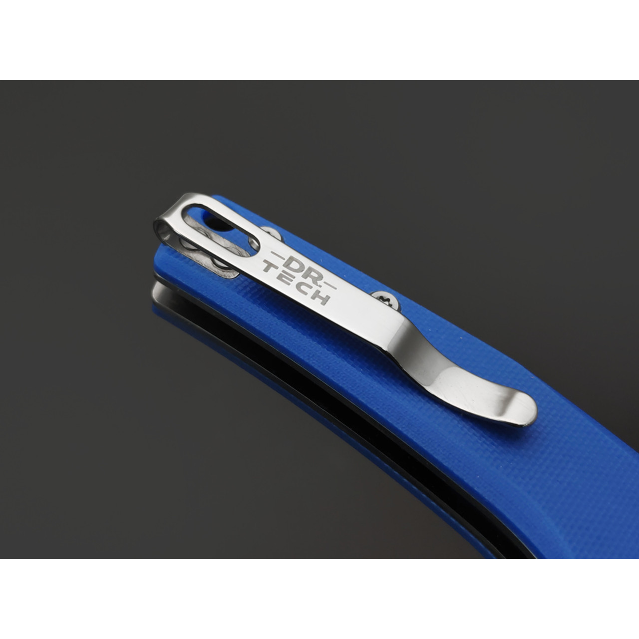 Dr.Tech складной нож Ondin Pro D4130GBL сталь D2, рукоять G10 blue