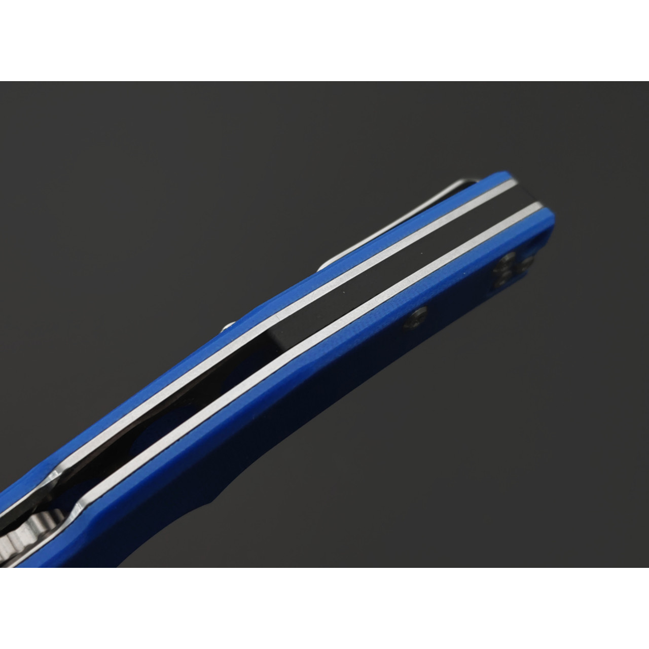 Dr.Tech складной нож Ondin Pro D4130GBL сталь D2, рукоять G10 blue