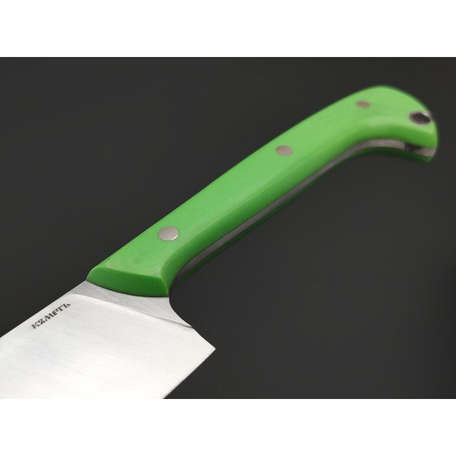 Кметь нож Пчак КМ-0113 сталь X50CrMoV15 satin, рукоять G10 green