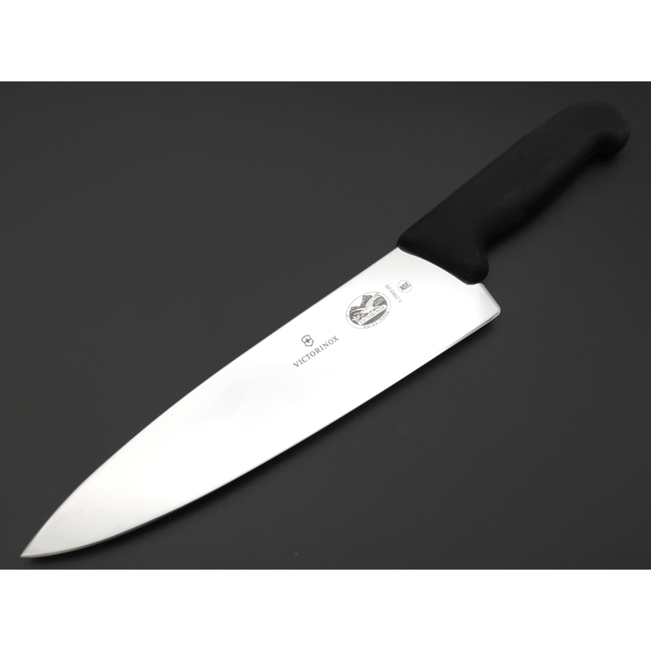 Нож разделочный Victorinox Fibrox 20 см 5.2063.20 сталь X50CrMoV15 рукоять TRE