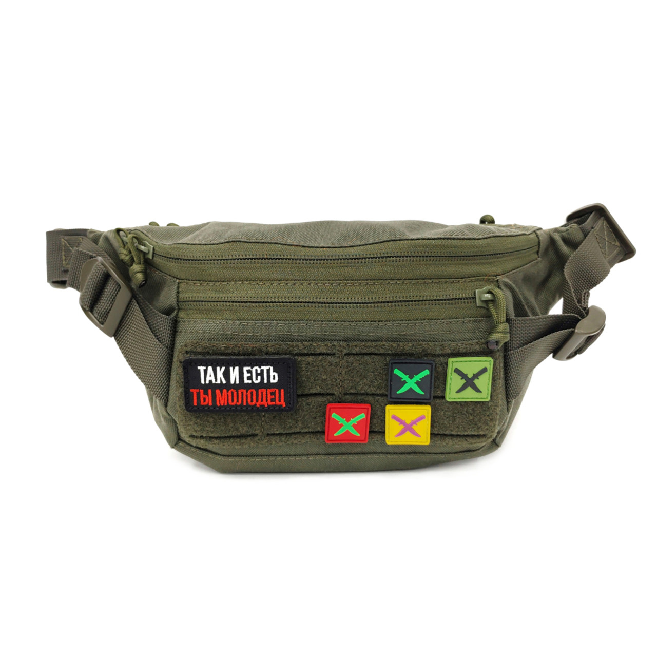 Дяг поясная сумка Hipbag M Pro nylon olive, Molle 2