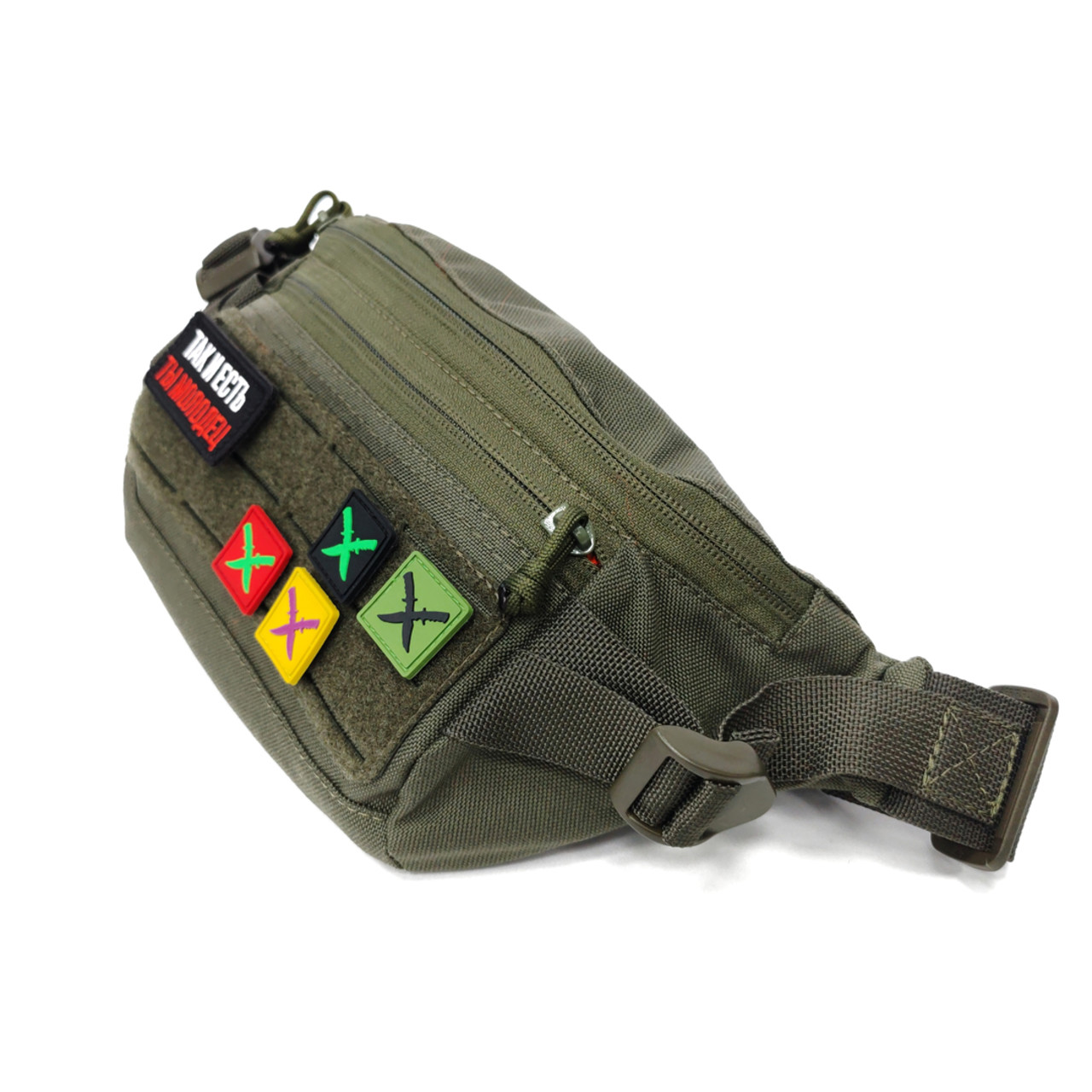 Дяг поясная сумка Hipbag M Pro nylon olive, Molle 2