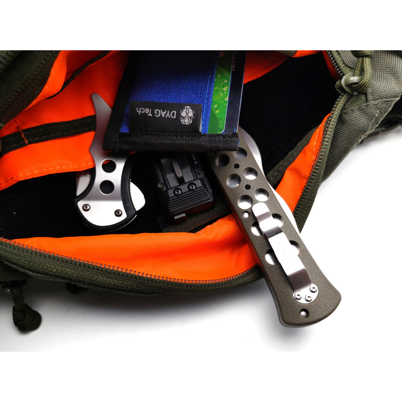 Дяг поясная сумка Hipbag M Pro nylon olive, Molle 2