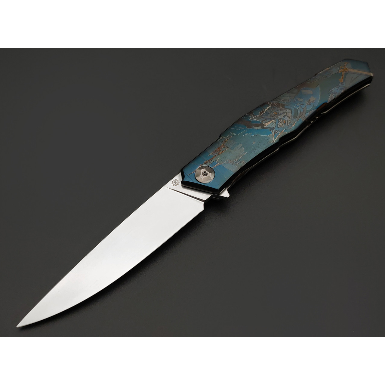 Neyris Knives складной нож Тезис сталь CPM Magnacut, рукоять Titanium, лазерная гравировка