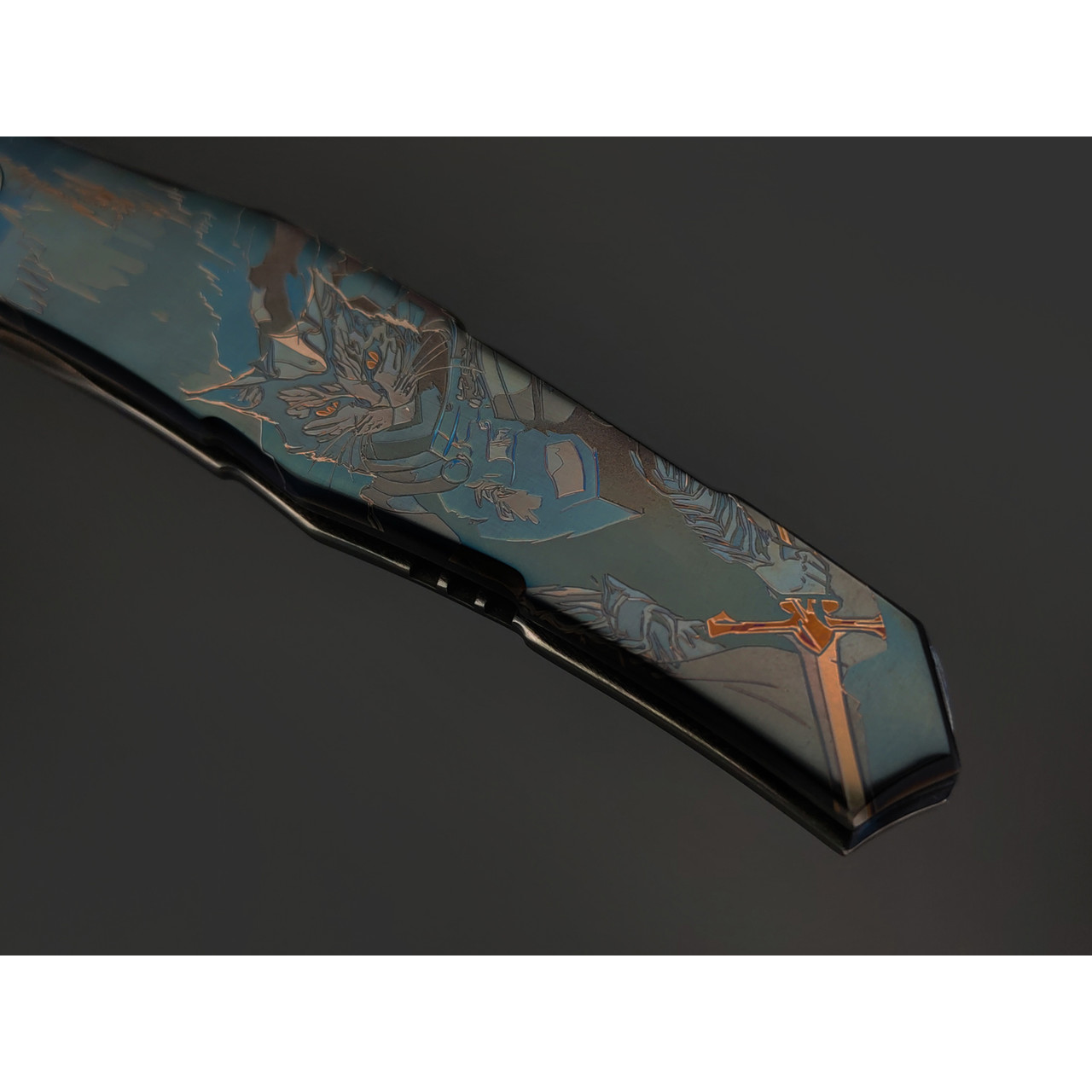 Neyris Knives складной нож Тезис сталь CPM Magnacut, рукоять Titanium, лазерная гравировка