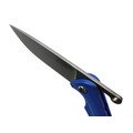 Saro складной фрикционный нож Микрос+ сталь VG-10 sand blast, рукоять G10 blue Saro складной фрикционный нож Микрос+ сталь VG-10 sand blast, рукоять G10 blue