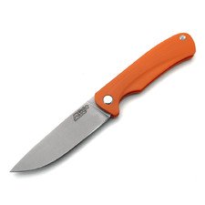 Saro складной фрикционный нож Микрос+ сталь VG-10 sand blast, рукоять G10 orange