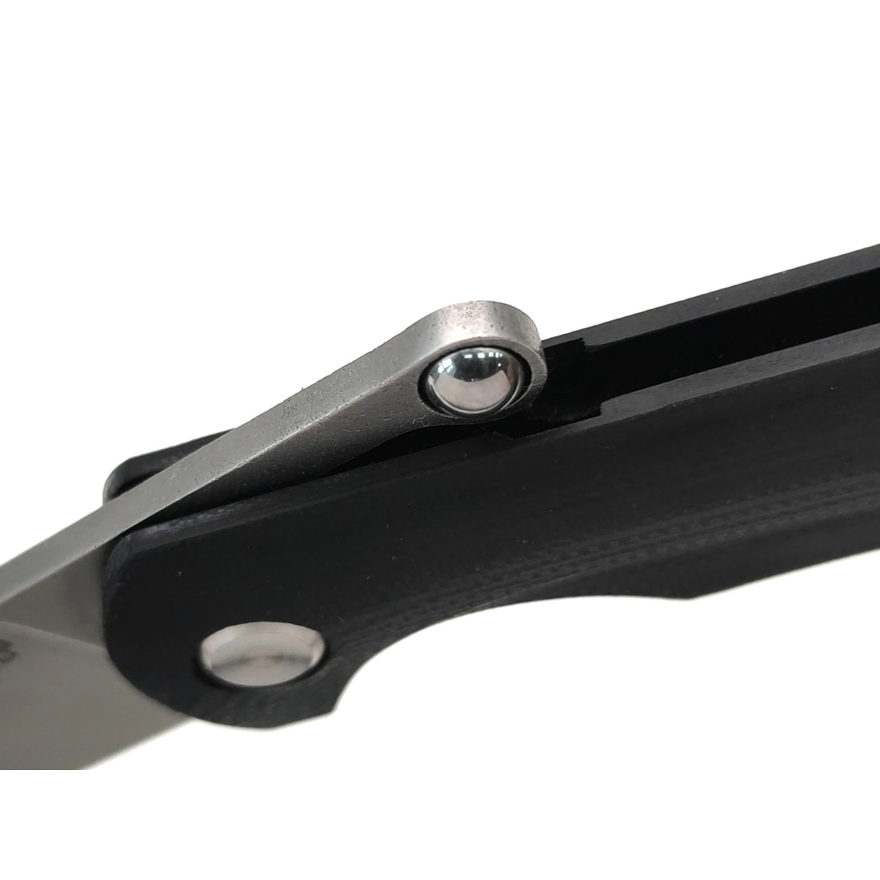 Saro складной фрикционный нож Микрос+ сталь VG-10 sand blast, рукоять G10 black