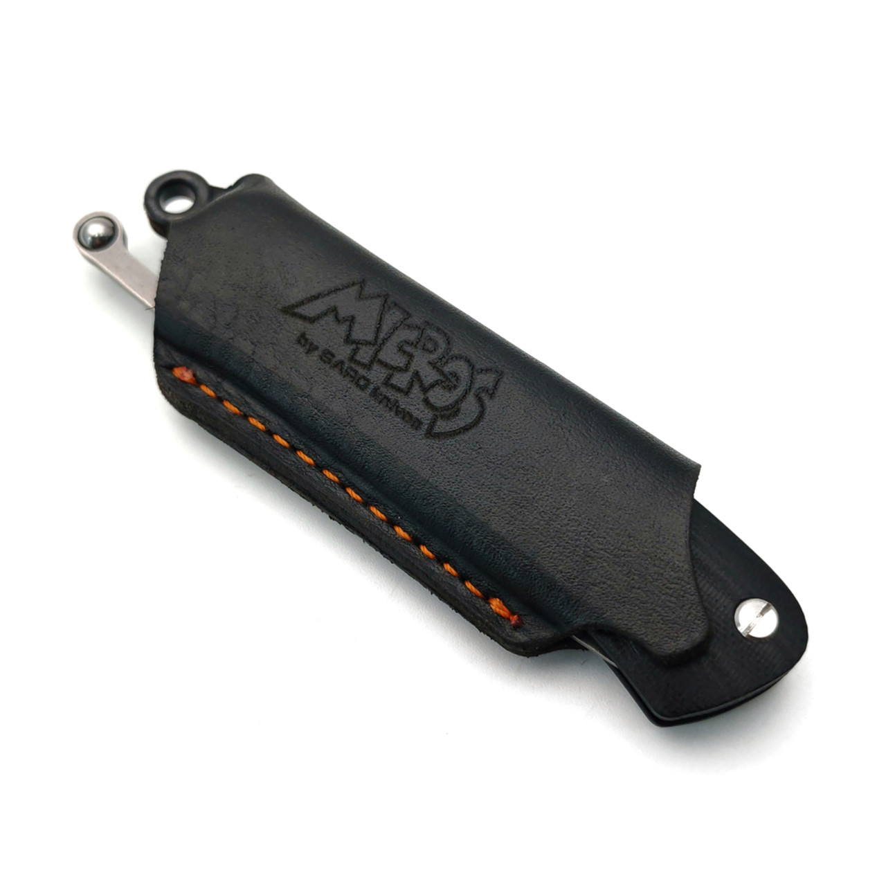 Saro складной фрикционный нож Микрос+ сталь VG-10 sand blast, рукоять G10 black