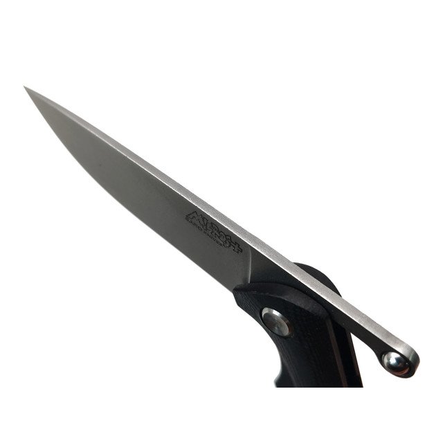 Saro складной фрикционный нож Микрос+ сталь VG-10 sand blast, рукоять G10 black