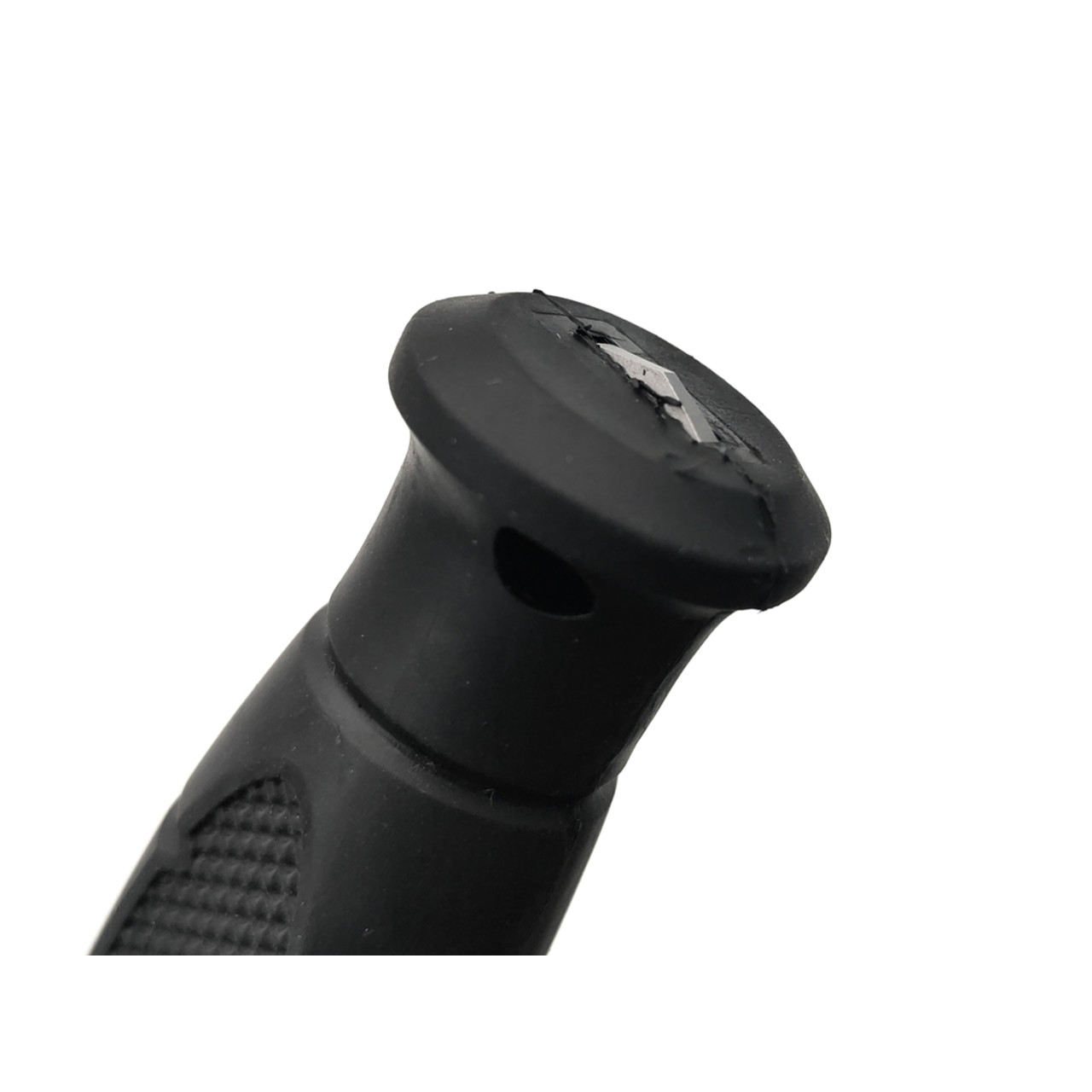 Saro нож 6Х9С сталь Х12МФ bead blast, рукоять резина