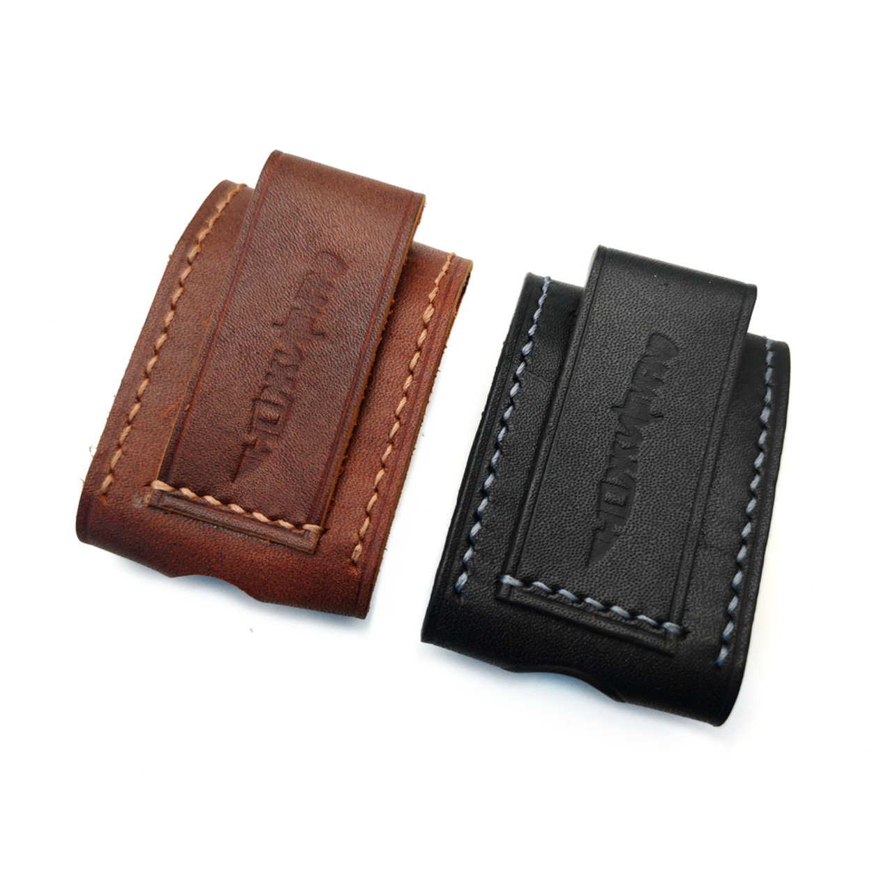 Чехол с магнитным замком для зажигалки Zippo NK0098 натуральная кожа
