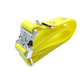Ошейник Bio-Thane регулируемый neon yellow, светлая фурнитура Ошейник Bio-Thane регулируемый neon yellow, светлая фурнитура