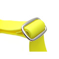 Ошейник Bio-Thane регулируемый neon yellow, светлая фурнитура Ошейник Bio-Thane регулируемый neon yellow, светлая фурнитура
