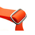 Ошейник Bio-Thane регулируемый safety orange, светлая фурнитура Ошейник Bio-Thane регулируемый safety orange, светлая фурнитура