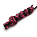 Темляк ОрЛина - Black 275 & Pink Snake 550 чередующийся Темляк ОрЛина - Black 275 & Pink Snake 550 чередующийся