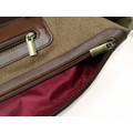 Сумка Hip Bag коричневая, размер M, материал кожа и канвас NK0128 Сумка Hip Bag коричневая, размер M, материал кожа и канвас NK0128