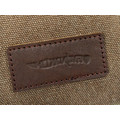Сумка Hip Bag коричневая, размер M, материал кожа и канвас NK0128 Сумка Hip Bag коричневая, размер M, материал кожа и канвас NK0128