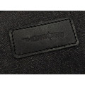 Сумка Hip Bag черно-серая, размер M, материал кожа и канвас NK0127 Сумка Hip Bag черно-серая, размер M, материал кожа и канвас NK0127