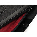 Сумка Hip Bag черно-серая, размер M, материал кожа и канвас NK0127 Сумка Hip Bag черно-серая, размер M, материал кожа и канвас NK0127