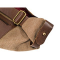 Сумка Hip Bag коричневая, размер M, материал кожа и канвас NK0128 Сумка Hip Bag коричневая, размер M, материал кожа и канвас NK0128