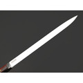 Kappush Knife нож Шип КМ048 сталь N690 стоунвош, рукоять Стаб. Кап клена красный