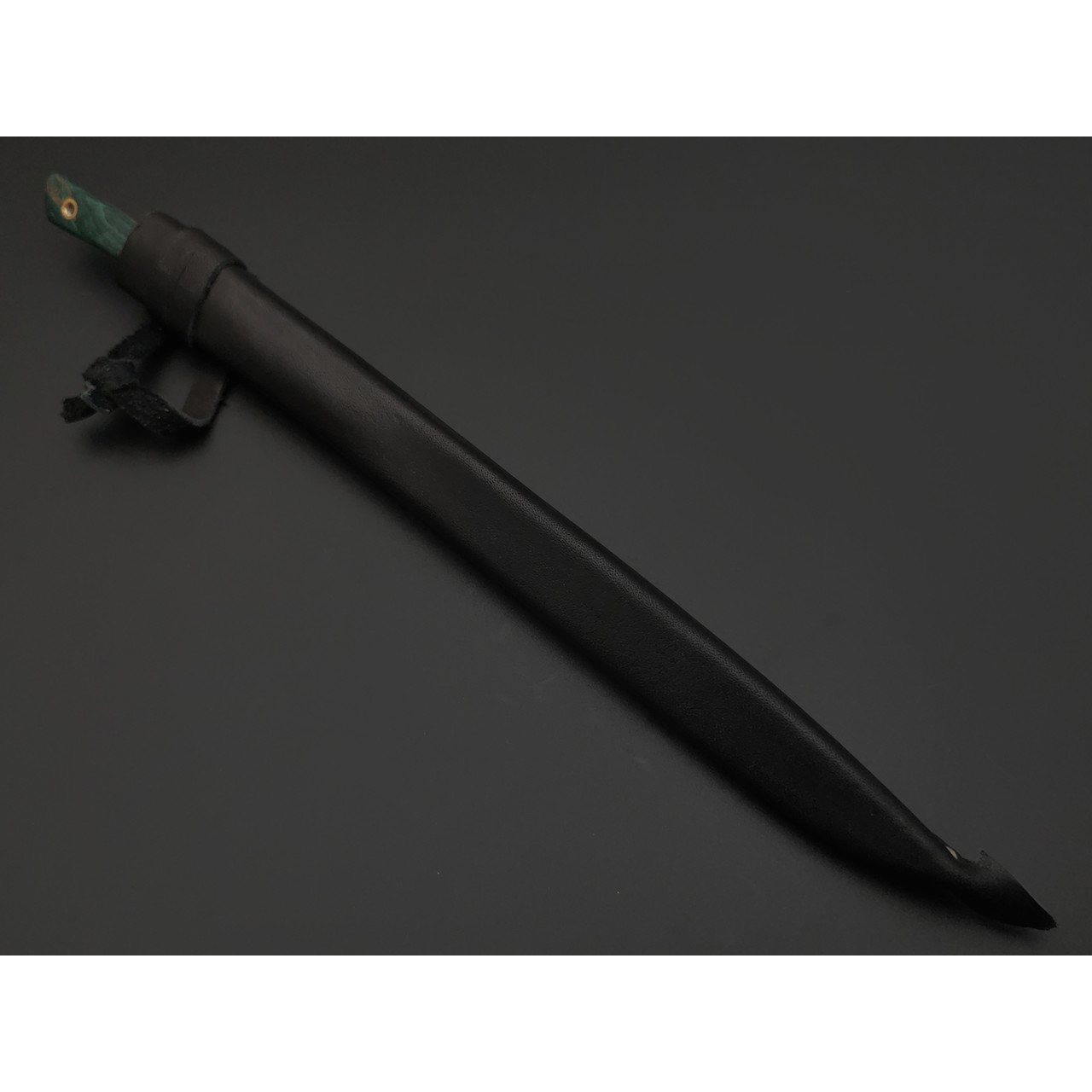 Kappush Knife нож Шип КМ042 сталь 440C стоунвош, рукоять Стаб. Кап клена зеленый