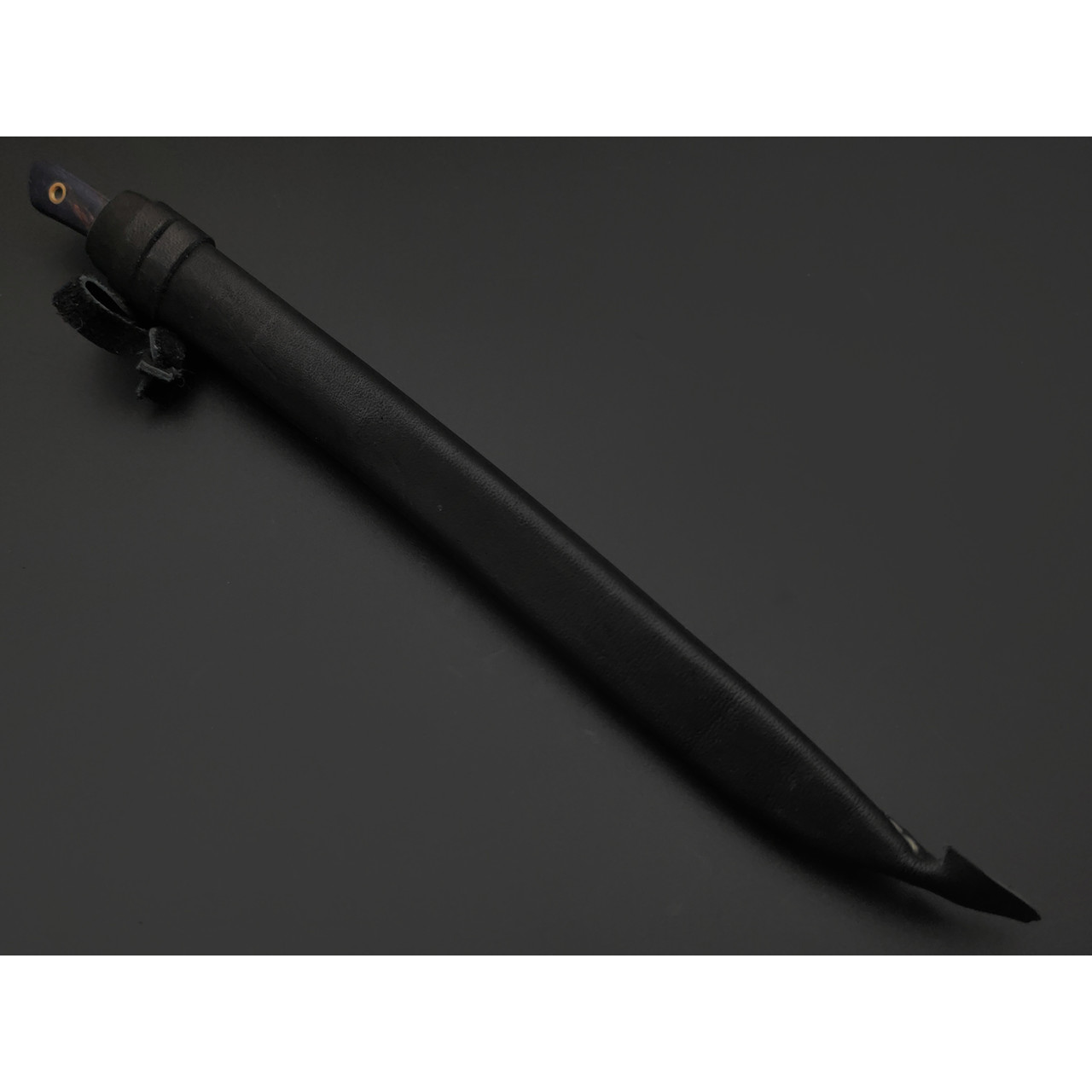Kappush Knife нож Шип КМ049 сталь 440C стоунвош, рукоять Стаб. Кап клена красный и синий