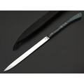 Kappush Knife нож Шип КМ046 сталь N690 стоунвош, рукоять Стаб. Кап клена синий Kappush Knife нож Шип КМ046 сталь N690 стоунвош, рукоять Стаб. Кап клена синий