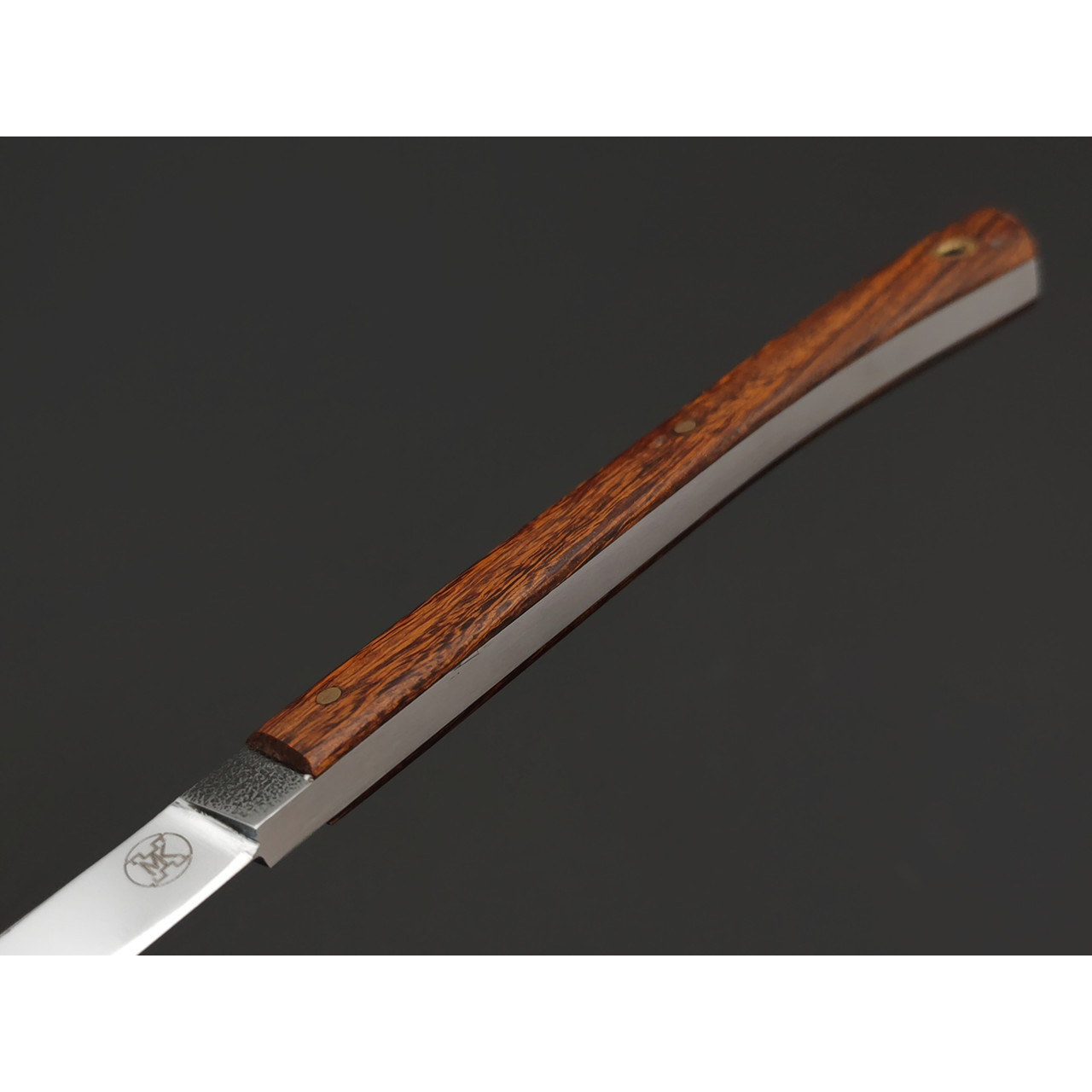 Kappush Knife нож Шип КМ043 сталь N690 полировка, рукоять Дерево айронвуд