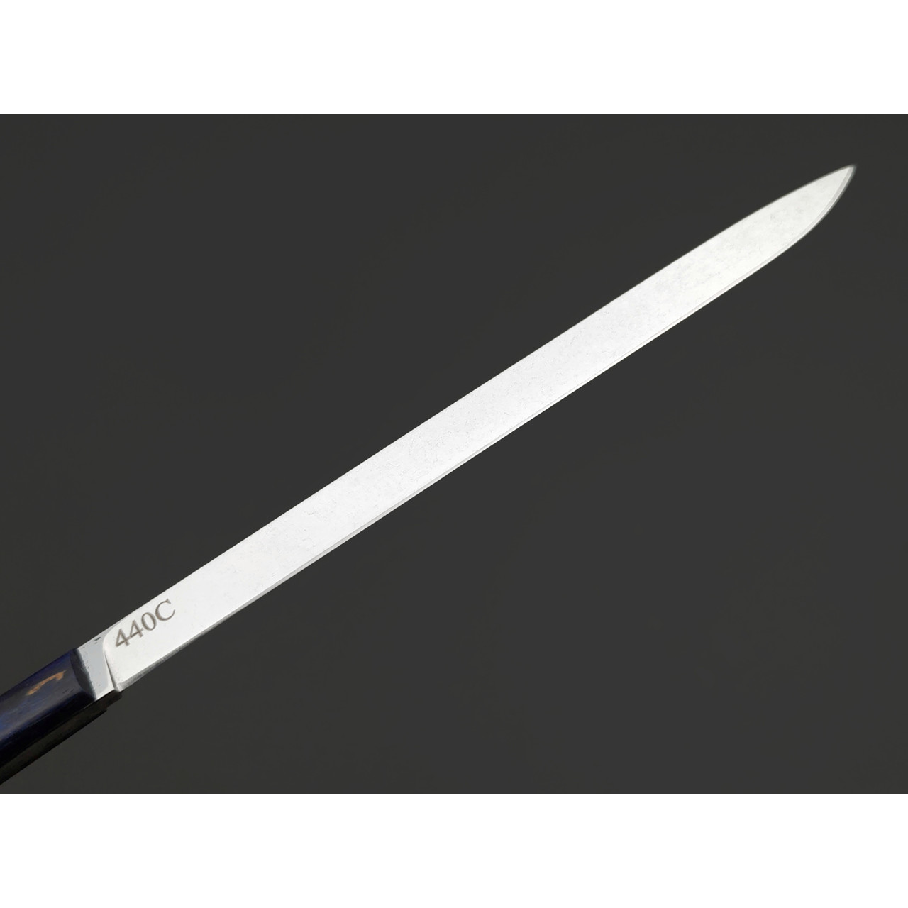 Kappush Knife нож Шип КМ050 сталь 440C стоунвош, рукоять Стаб. Кап клена красный
