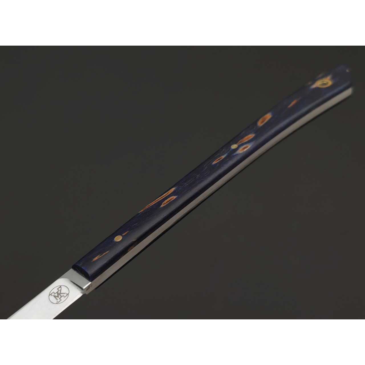 Kappush Knife нож Шип КМ050 сталь 440C стоунвош, рукоять Стаб. Кап клена красный